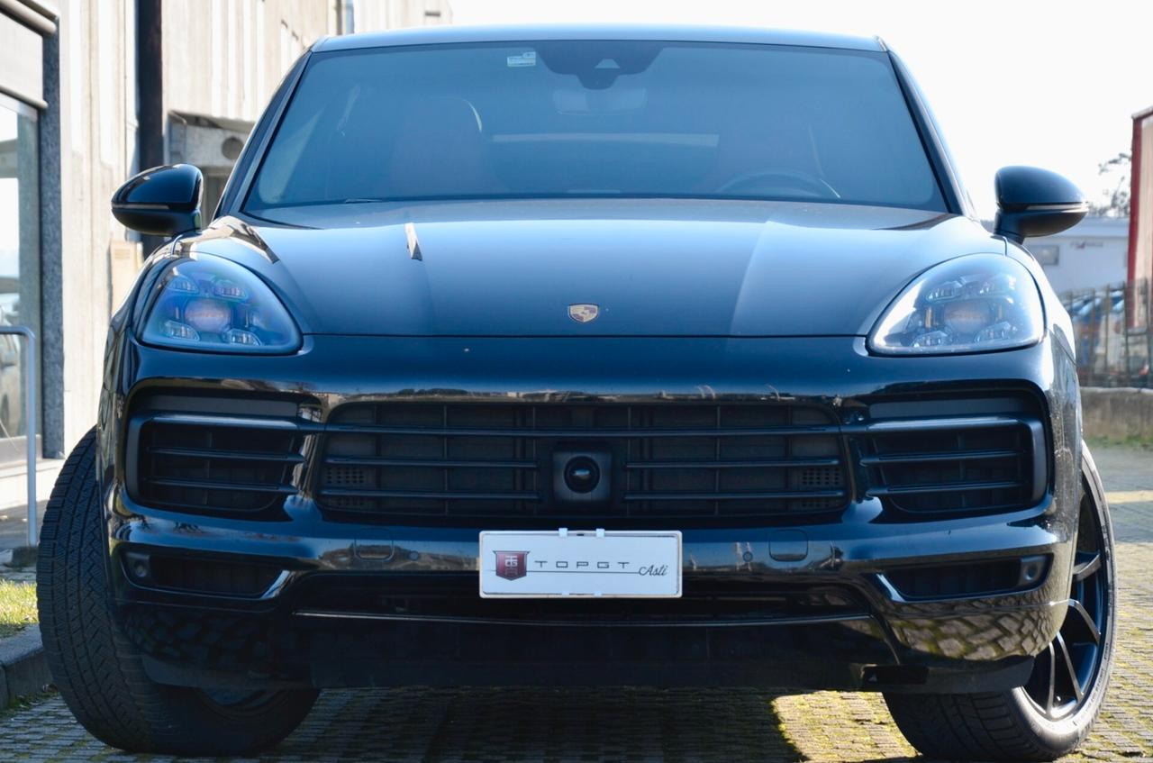 PORSCHE CAYENNE COUPE 3.0 PLUG-IN E-HYBRID 462cv TIPTRONIC, UFF ITALIANA, TETTO, BOSE, SPORT CHRONO, MATRIX, SCARICO, SOSPENSIONI PNEUMATICHE, ROSSO CARTIER, 21", PERMUTE