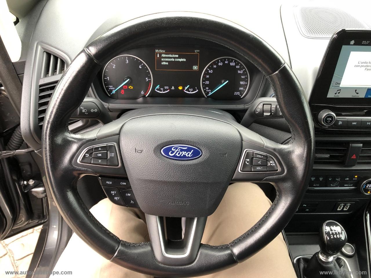 FORD EcoSport 1.5 TDCi 100 CV S&S Titanium