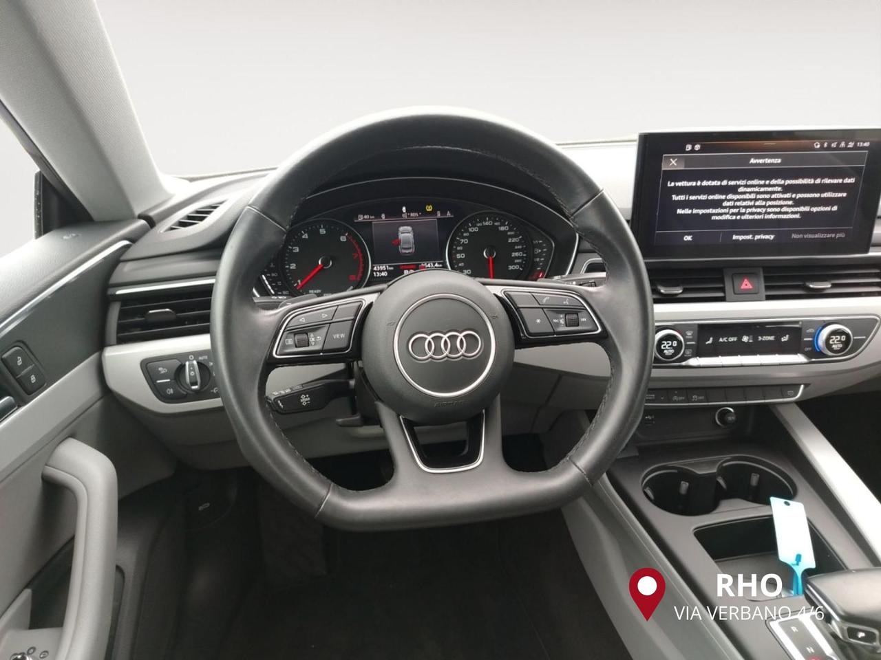 Audi A5 SPB 40 TFSI quattro S tronic Business TETTO PELLE