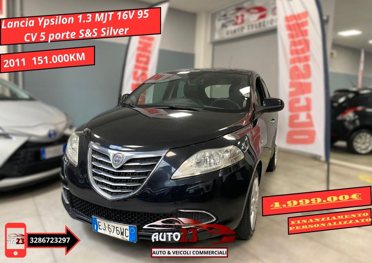 Lancia Ypsilon 1.3 MJT 16V 95 CV 5 porte S&S Silver