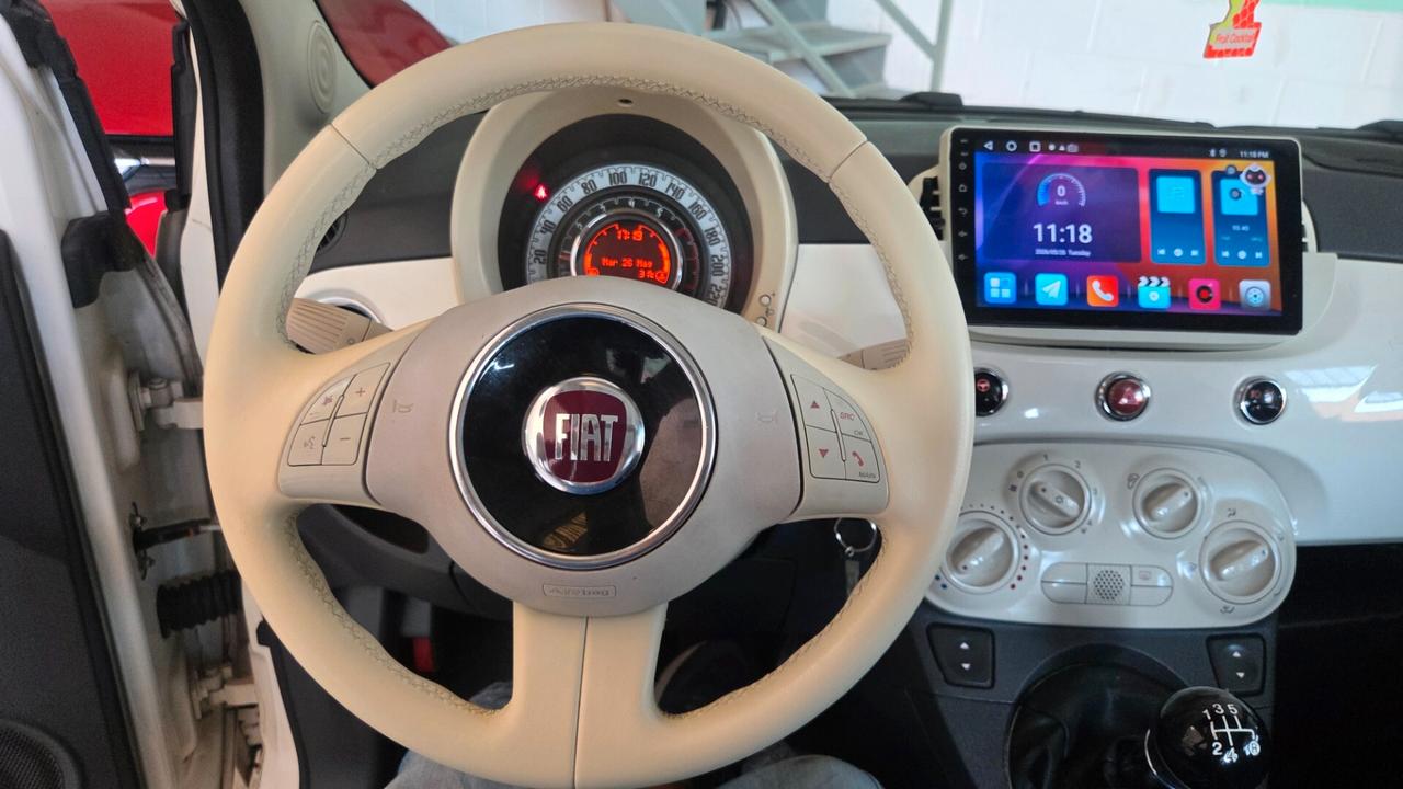 Fiat 500 1.2 GQ interni pelle
