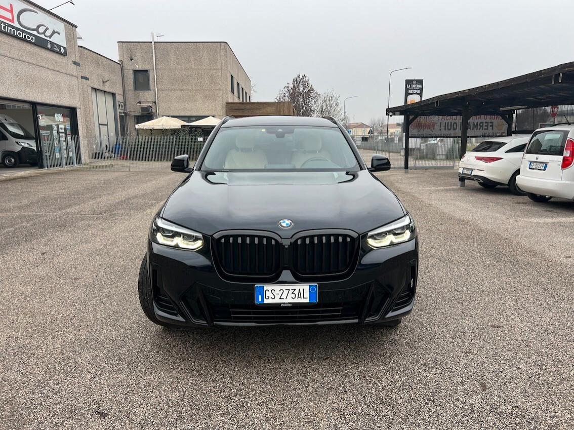 BMW X3 xdrive20d mhev 48V Msport auto UNICO PROPRIETARIO