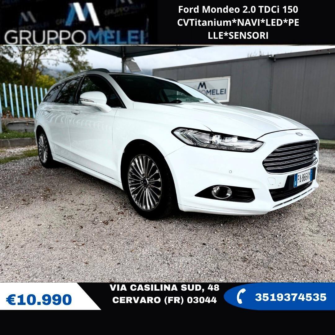 Ford Mondeo 2.0 TDCi 150 CVTitanium*NAVI*LED*PELLE*SENSORI