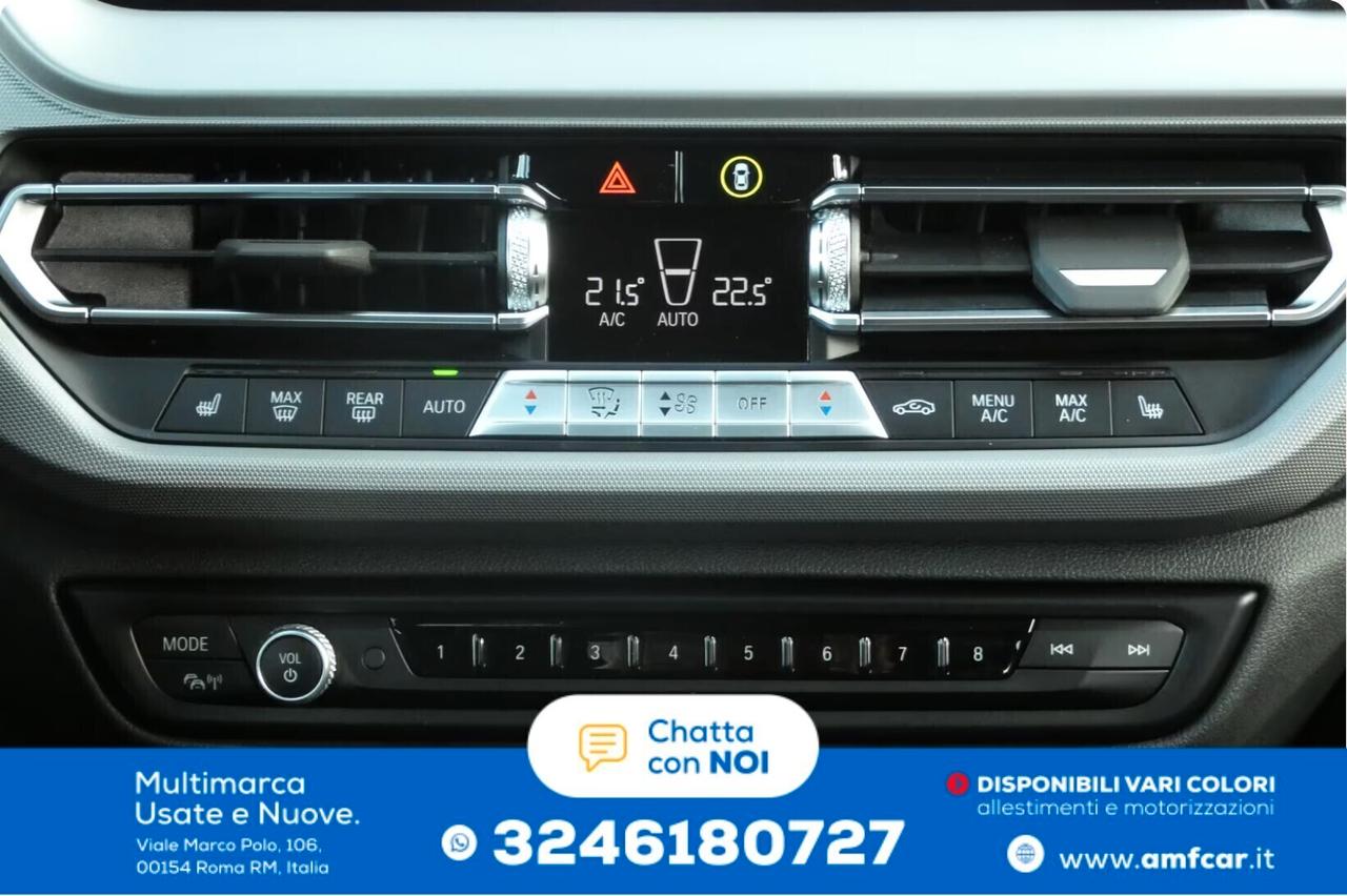 BMW 118i Advantage Cambio manuale navi