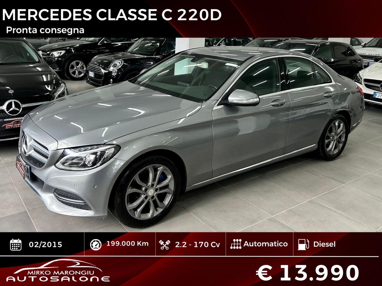 Mercedes classe C 220 Executive FINANZIABILE