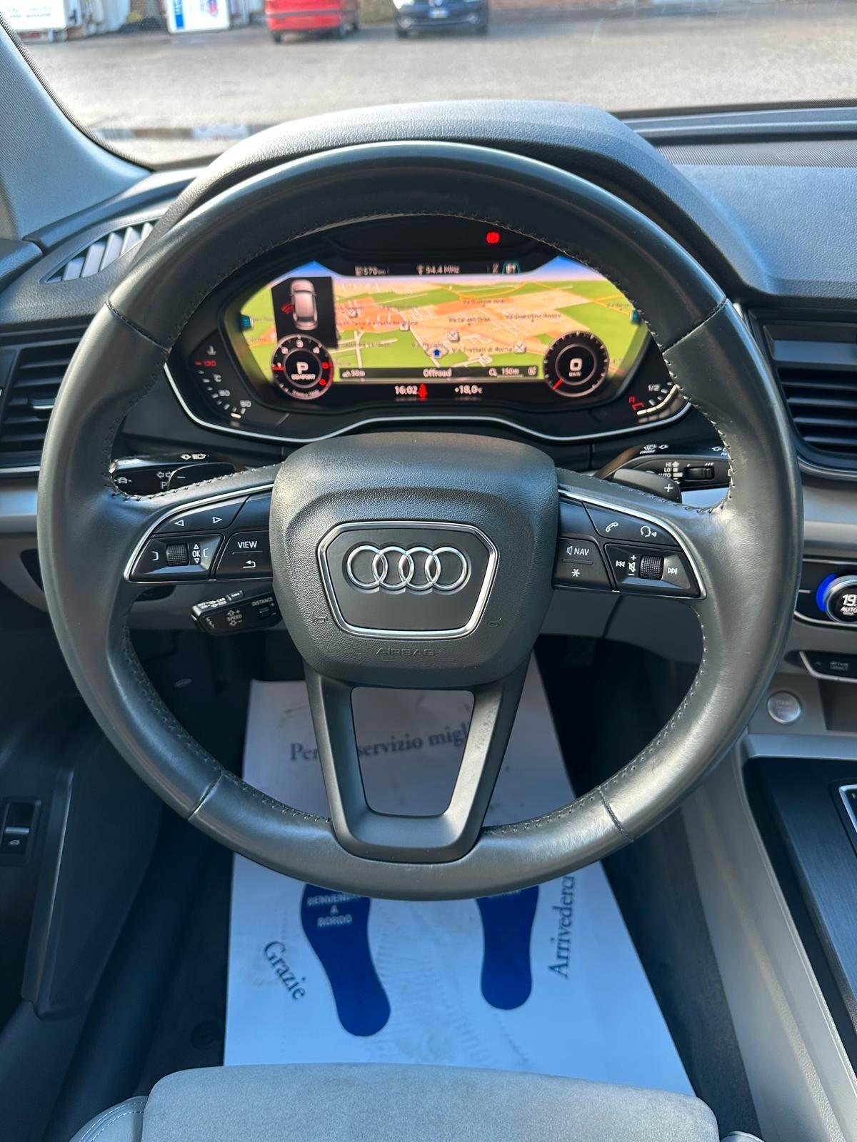 Audi Q5 40 TDI quattro S tronic line plus TETTO APRIBILE INTERNO PELLE MISTO ALCANTARA