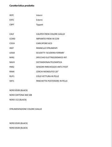 Ferrari 599 GTB Fiorano 6.0 F1 freni carbo ceramici