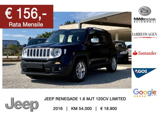 JEEP Renegade 1.6 Mjt 120CV Limited