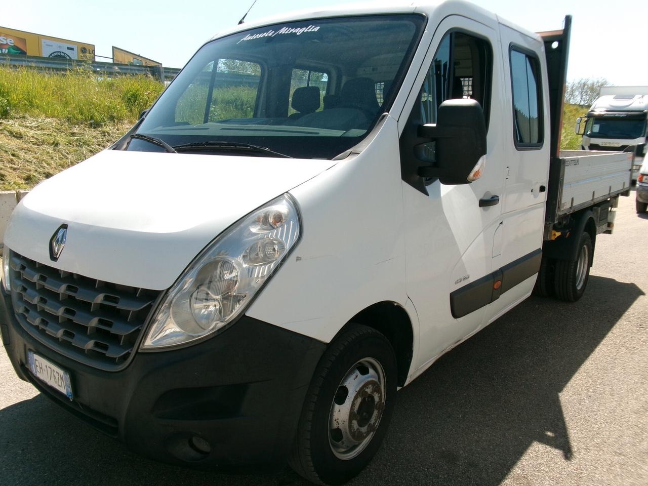 Renault Master 2.3 DCI 125CV E5 DOPPIA CABINA 7 POSTI RIBALTABILE TRILATERALE