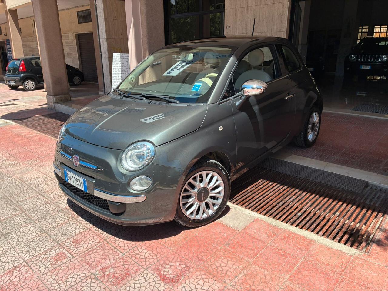 Fiat 500 1.2 Lounge tetto panoramico perfetta-14