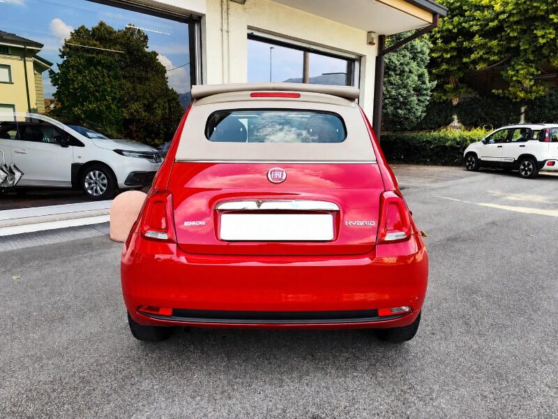 FIAT 500 (2015-2024) 500 C 1.0 Hybrid Red