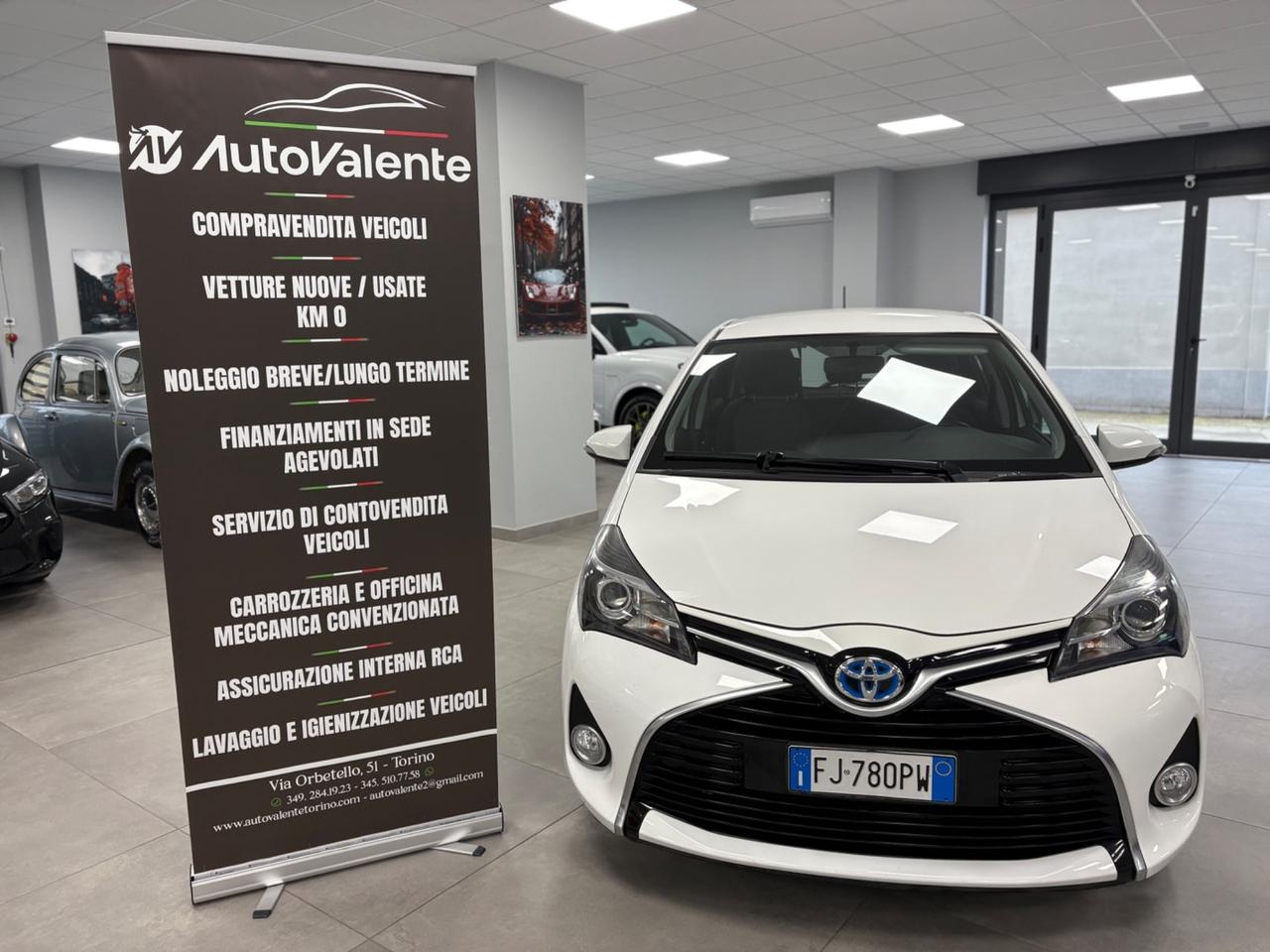 Toyota Yaris Style 1.5 Hybrid 75cv 2017 km 91000