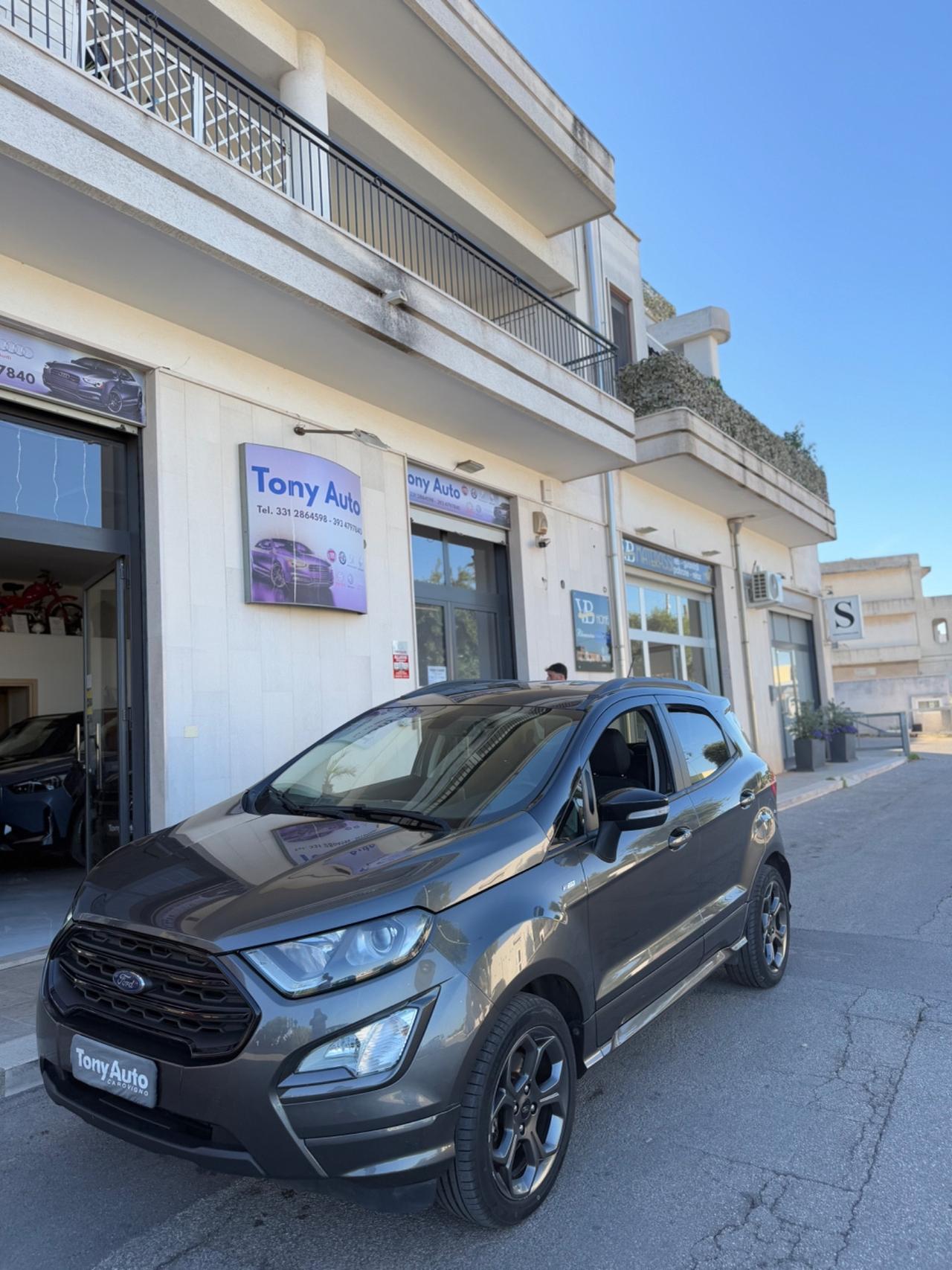 Ford EcoSport 1.0 ecoboost ST-Line NAVIGATORE,APPLE CARPLAY,FARI LED,INTERNI PELLE/ALCANTARA