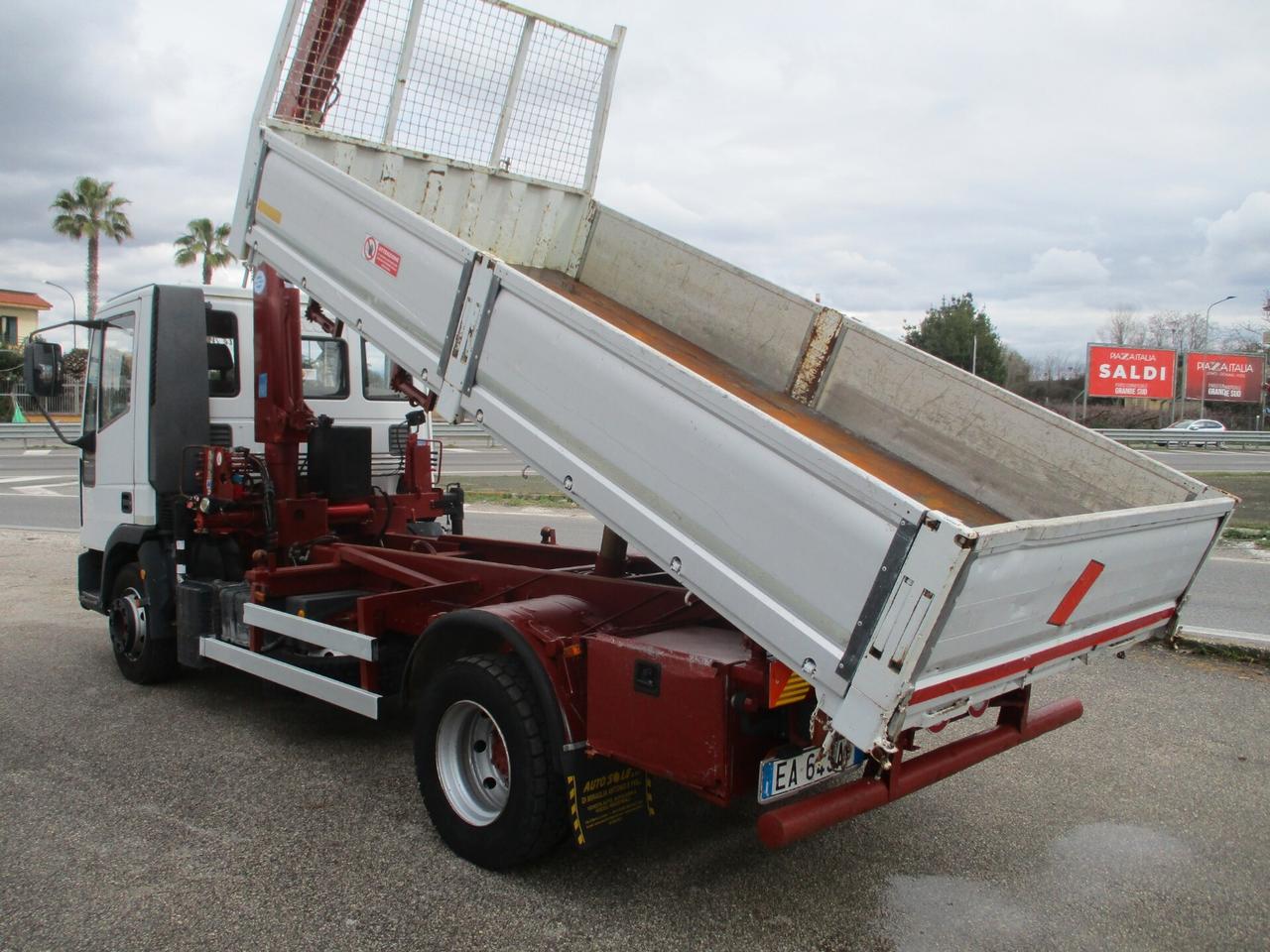 Iveco EUROCARGO 100E18 GRU AMCO-VEBA 545/3S+RIBALTABILE