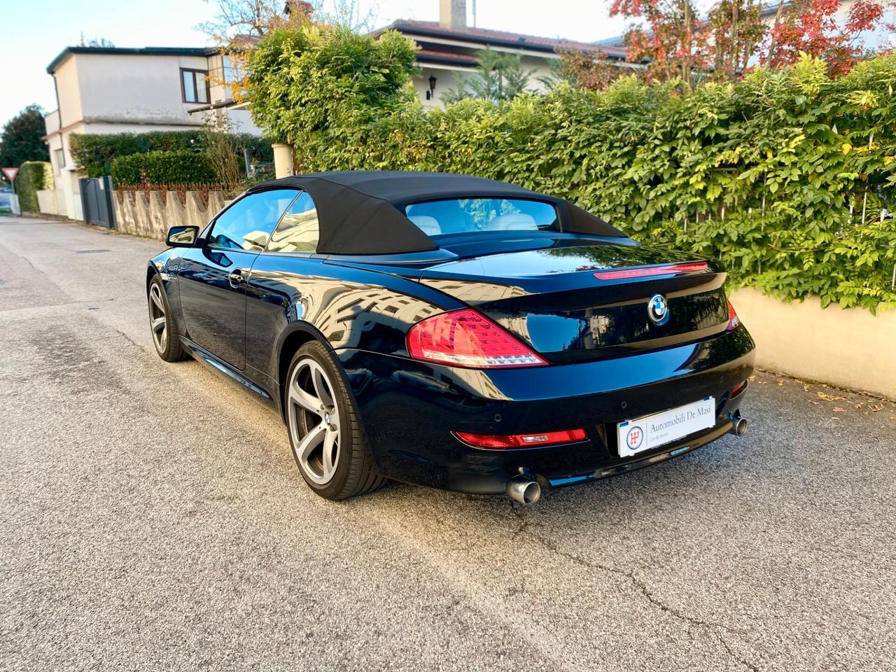 BMW Serie 635d Cabrio auto 286cv TAGLIANDI CERTIFICATI BMW