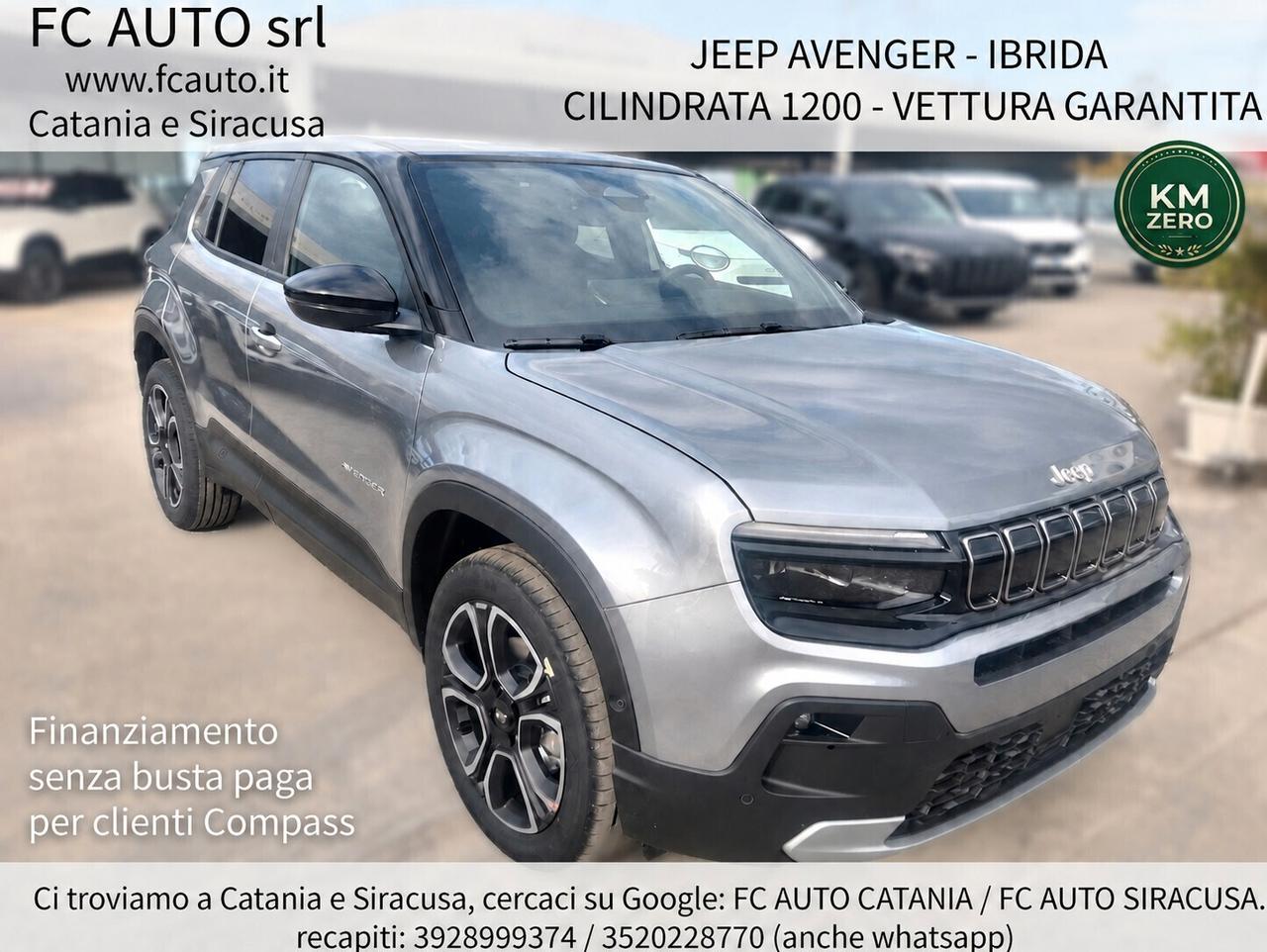 Jeep Avenger 1.2 HYBRID - SUMMIT BICOLORE - KM0 -