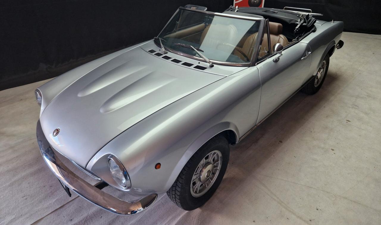 Fiat 124 Spider Sport 1.8cc anno 1977 certificata ASI con C.R.S.