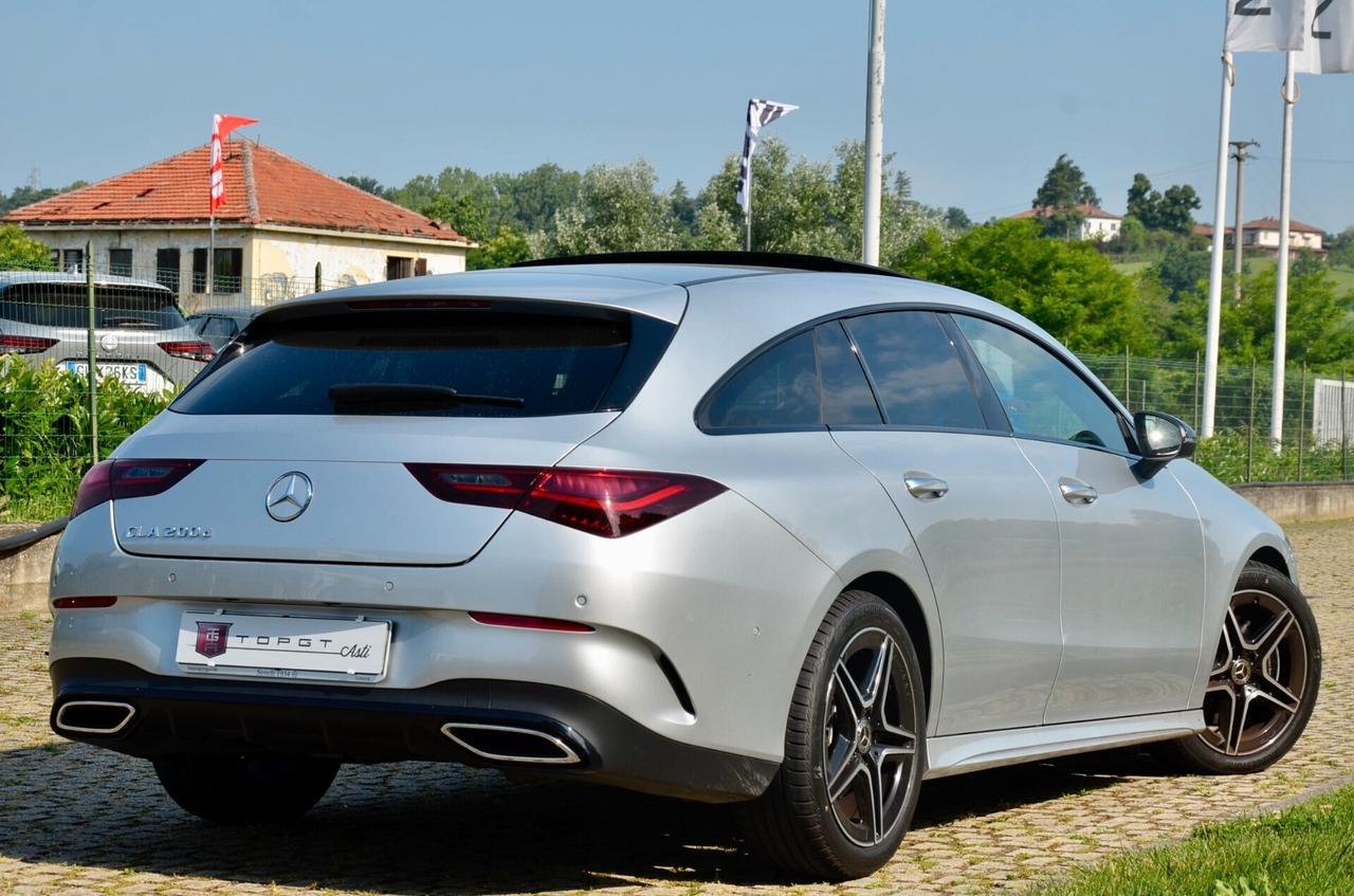 MERCEDES-BENZ CLA 200d SHOOTING BRAKE AMG LINE PREMIUM 150cv AUTO, VERSIONE RESTYLING, UNICOPROPRIETARIO, EURO 6D, TETTO, RETROCAMERA, LUCI 64 COLORI, PERMUTE