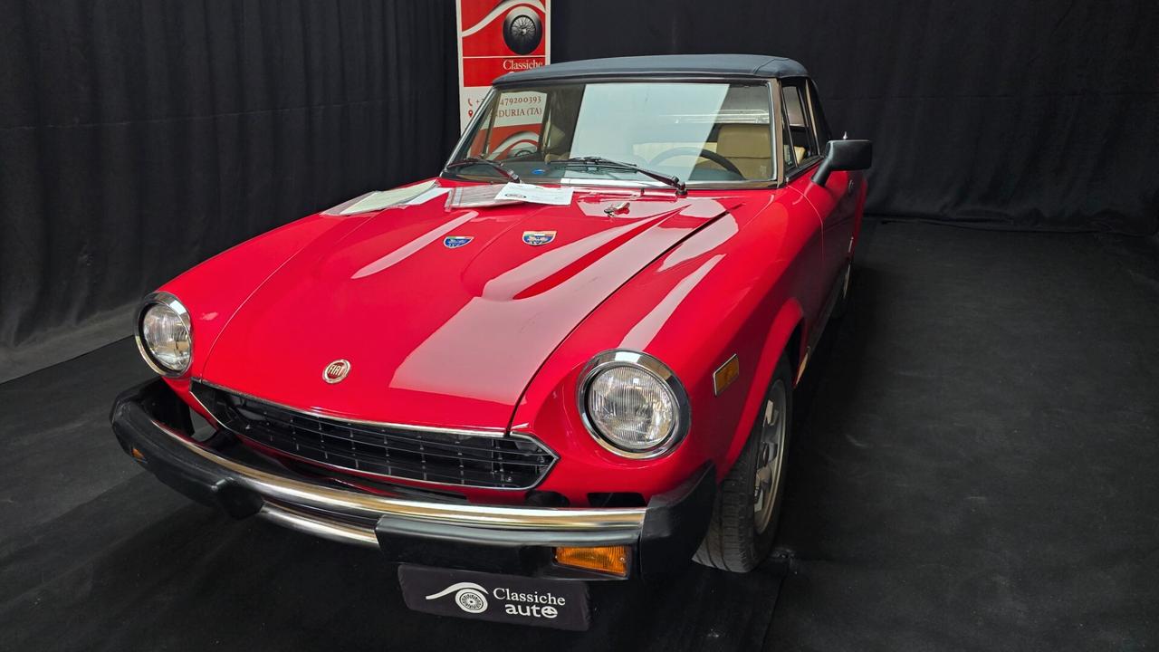 Fiat 124 Spider 2.0i certif. ASI con C.R.S