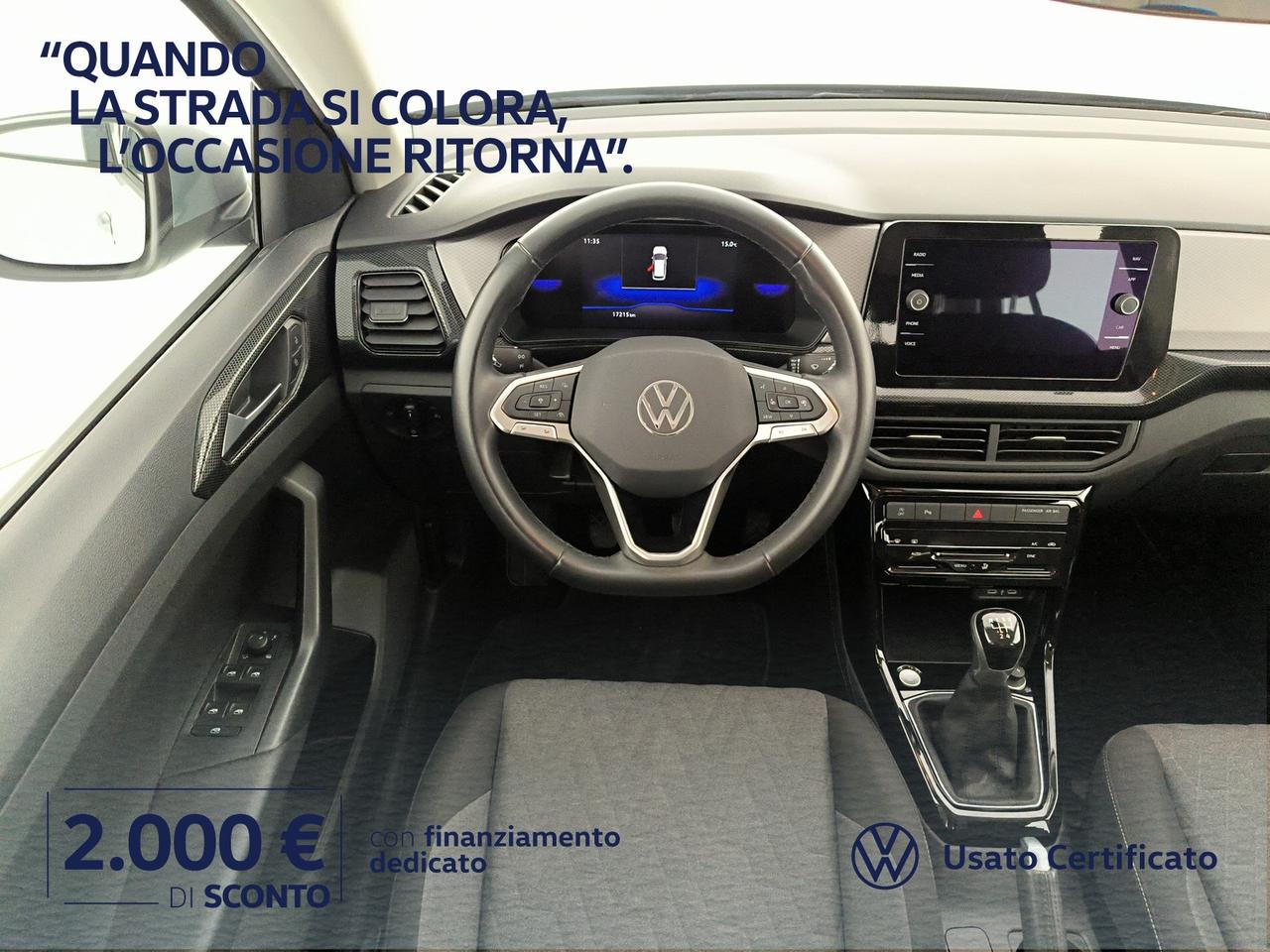 Volkswagen T-Cross 1.0 tsi life 95cv