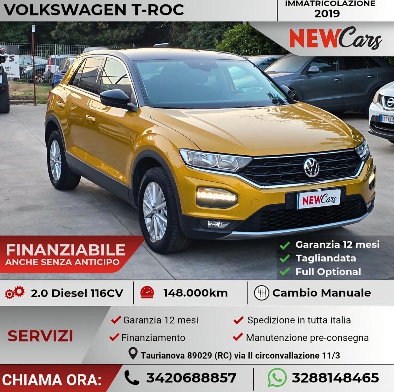 Volkswagen T-Roc 1.6 TDI SCR Business BlueMotion Technology