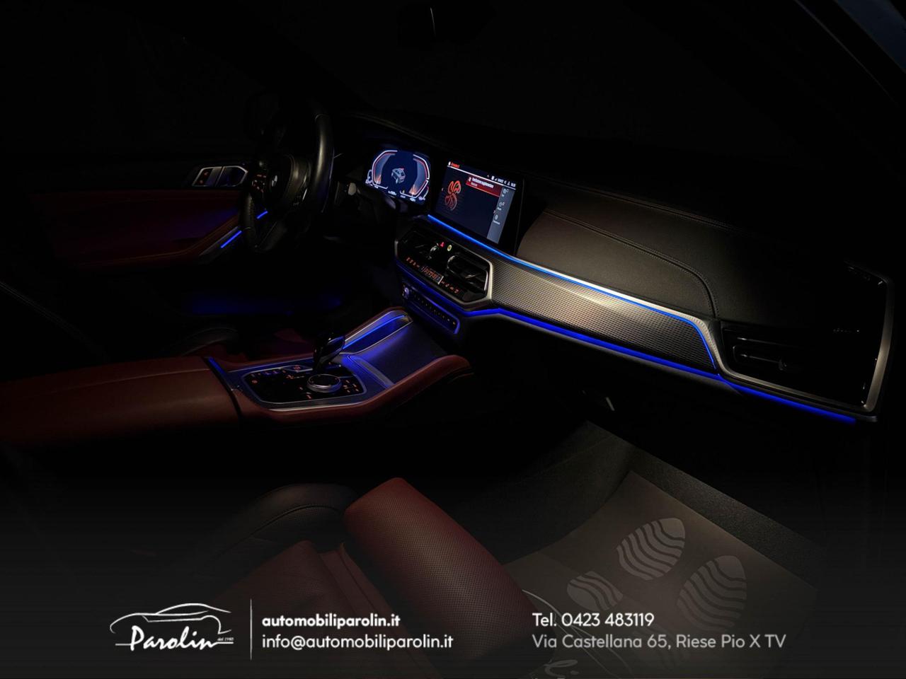 BMW X6 xDrive40d mhev 48V Msport Tetto-360°-21''