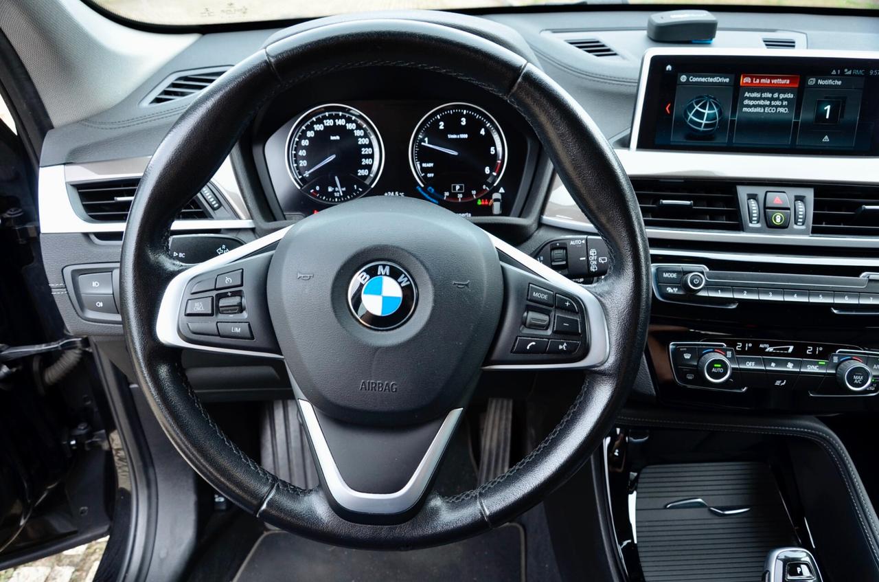 BMW X1 XDRIVE18d XLINE 150cv AUTO, RETYLING, UFF ITALIANA, EURO 6B, FARI FULL LED, RETROCAMERA, NAVI, APPLE, PERMUTE