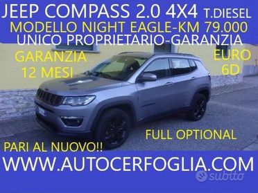 JEEP Compass II 2.0 mjt Night Eagle 4wd 140cv m