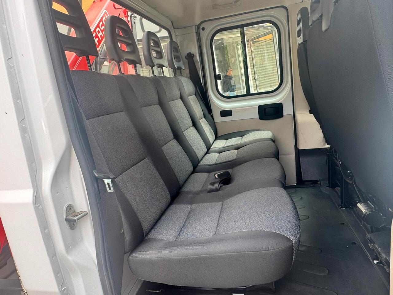 FIAT DUCATO MAXI 35 LH1 2.3MJT 130CV DOPPIA CABINA GRU FASSI