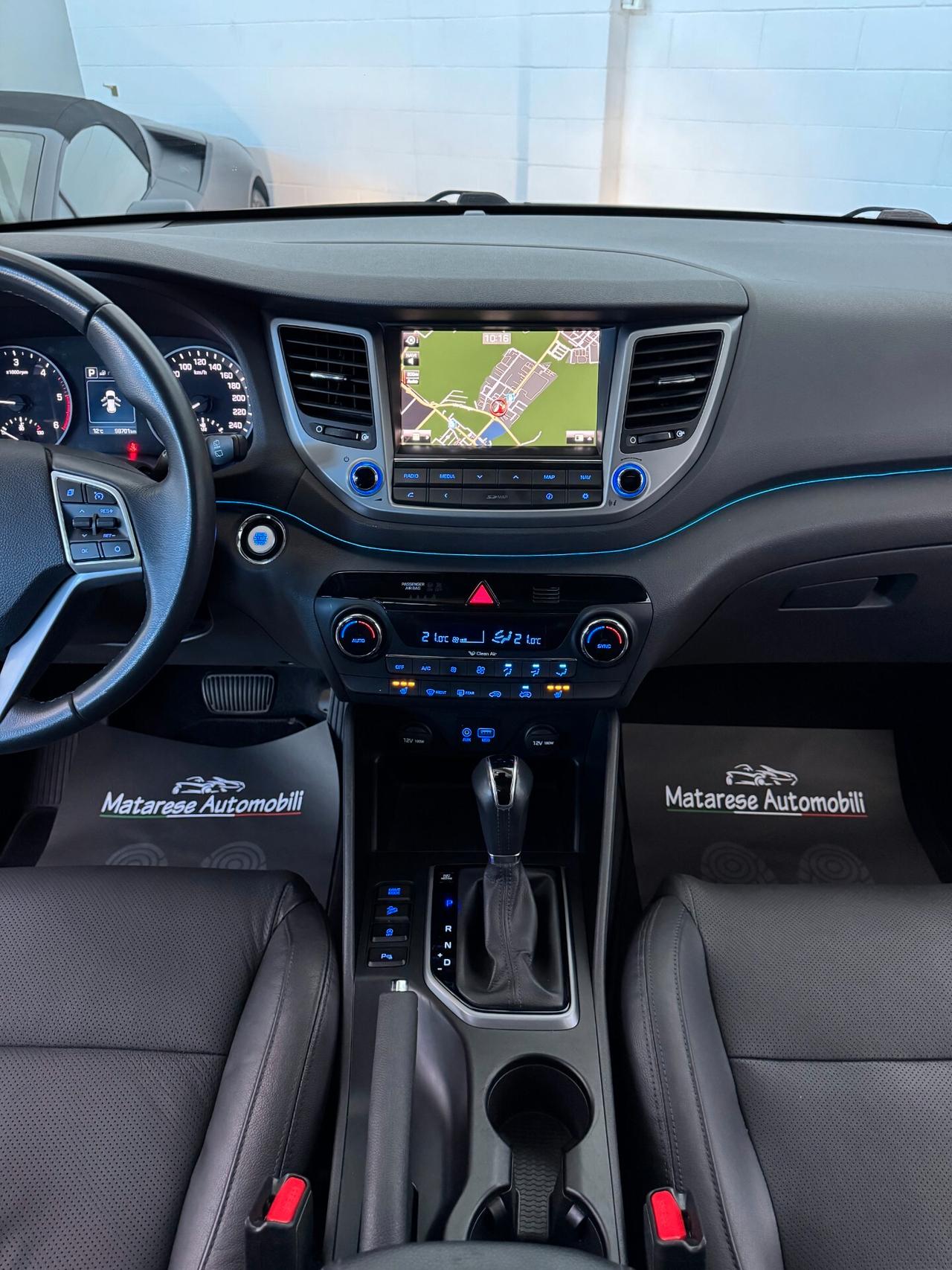 Hyundai TUCSON 1.7 CRDI 141cv Automatica TettoApribile Navi Pelle