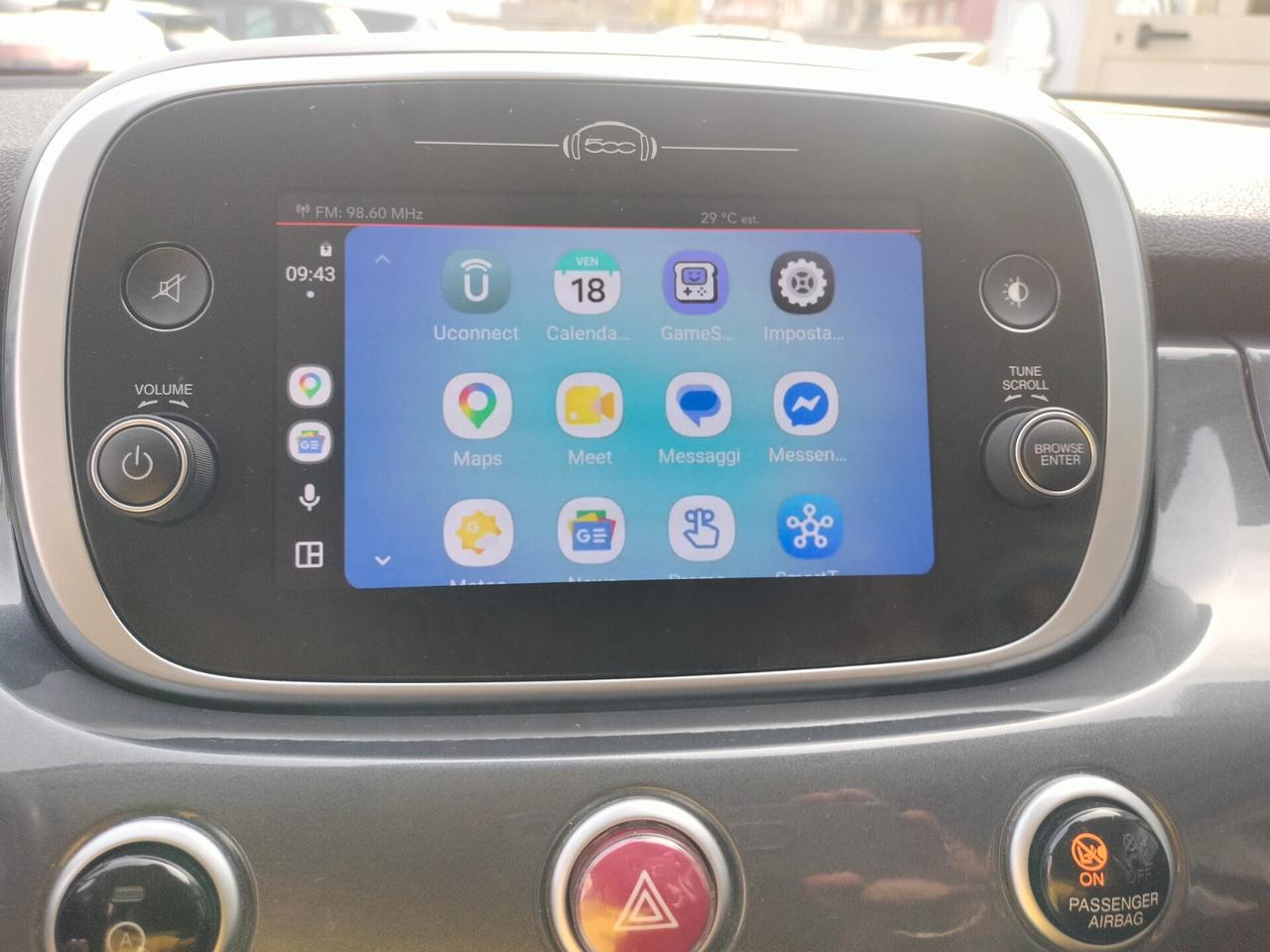 Fiat 500X 1.3 MultiJet 95 CV NAVIGATORE ANDROID CAR PLAY RETROCAMERA KM 93450