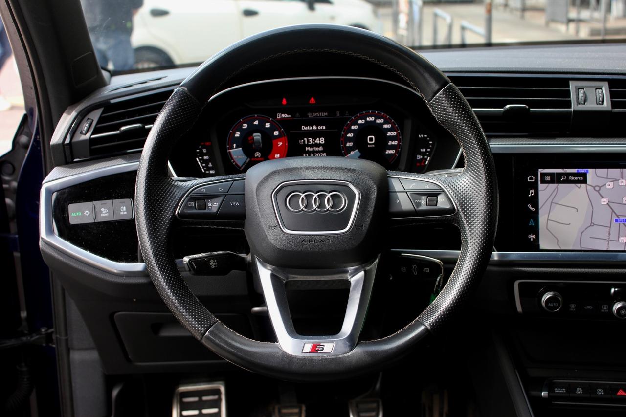 Audi Q3 SPB 35 TFSI S line edition VIRTUAL COCKPIT FARI FULL LED NAVY