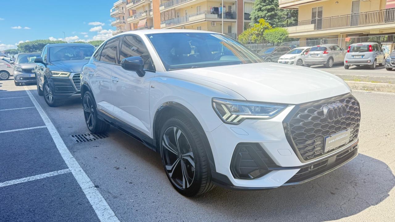 Audi Q3 SPB 35 TDI S tronic line edition MATRIX PDC PELLE VOLANTE TRE RAZZE CERCHI 20 NAVI KAMERA