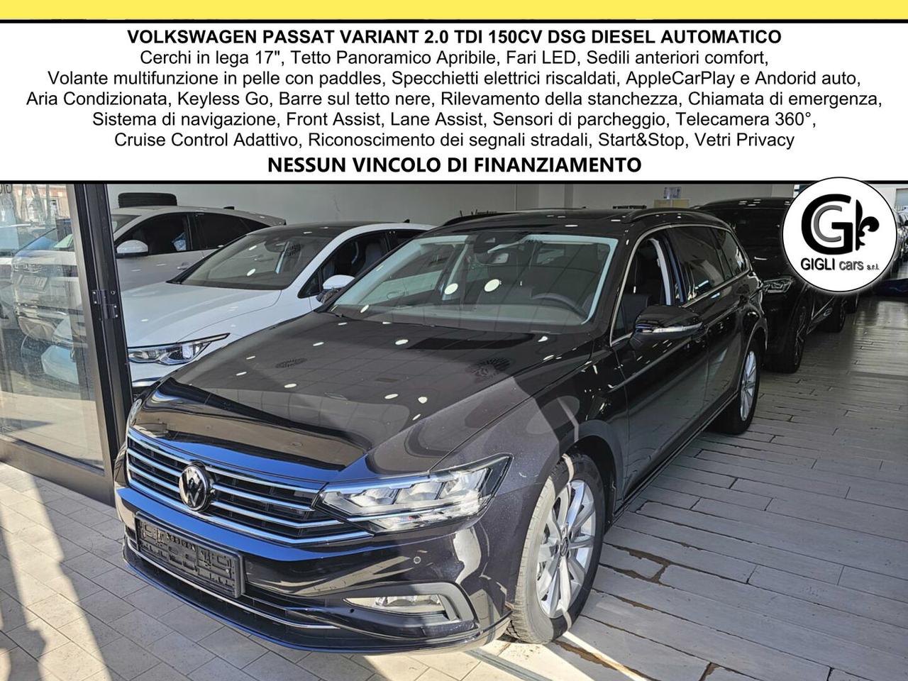 Volkswagen Passat Variant C.17", Tetto apribile, Area View, Cristalli laterali posteriori e lunotto oscurati, Barre tetto