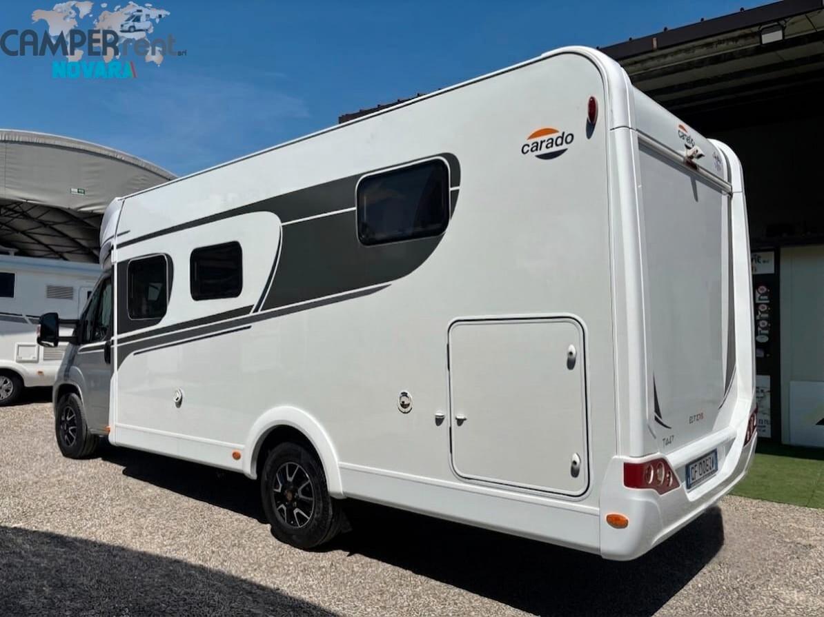 CARADO T447 EDITION 5 BY HYMER - SEMINTEGRALE CON LETTI GEMELLI IN CODA ED AMPIO GARAGE