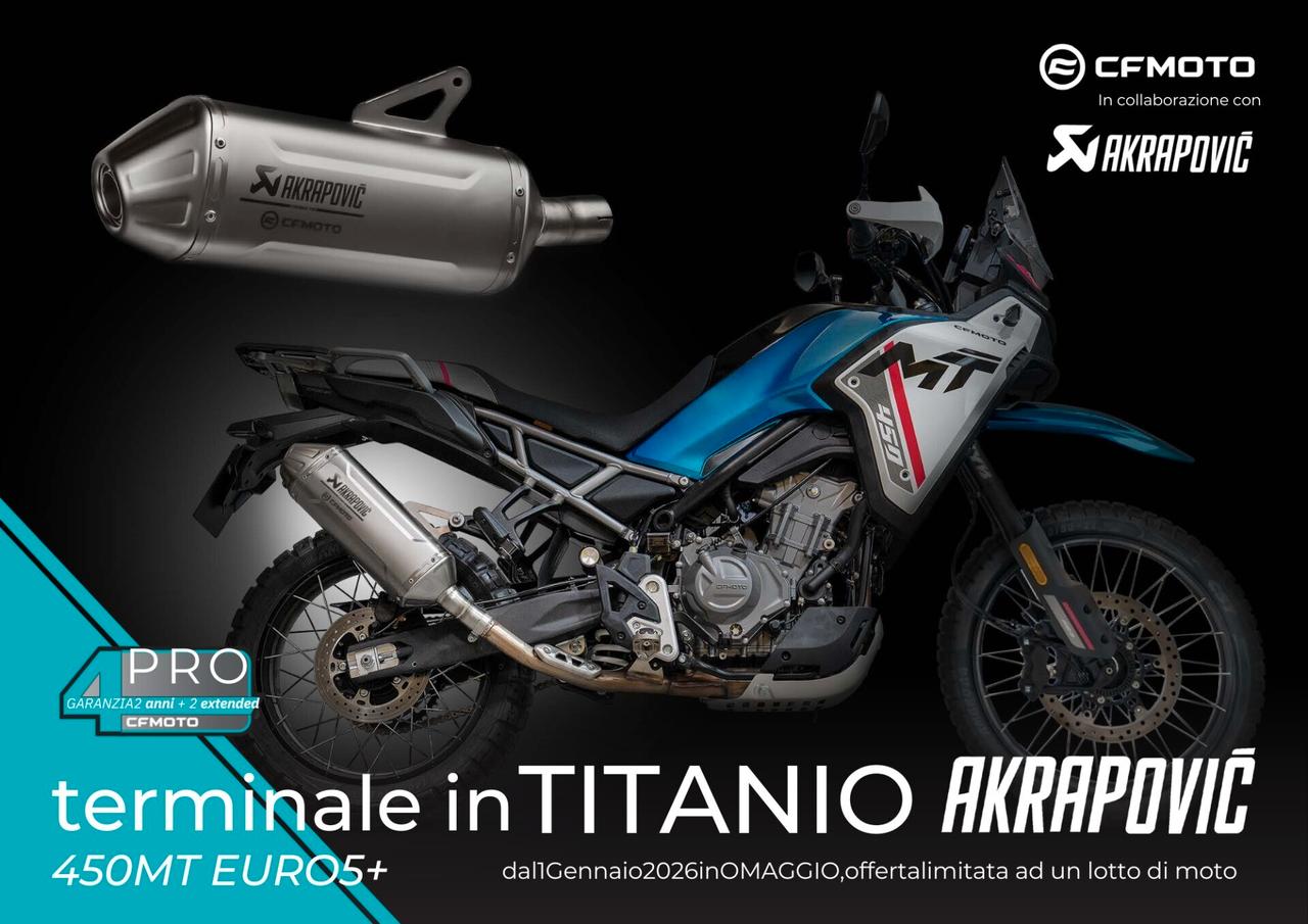 CF MOTO MT 450 - PROMO AKRAPOVIC