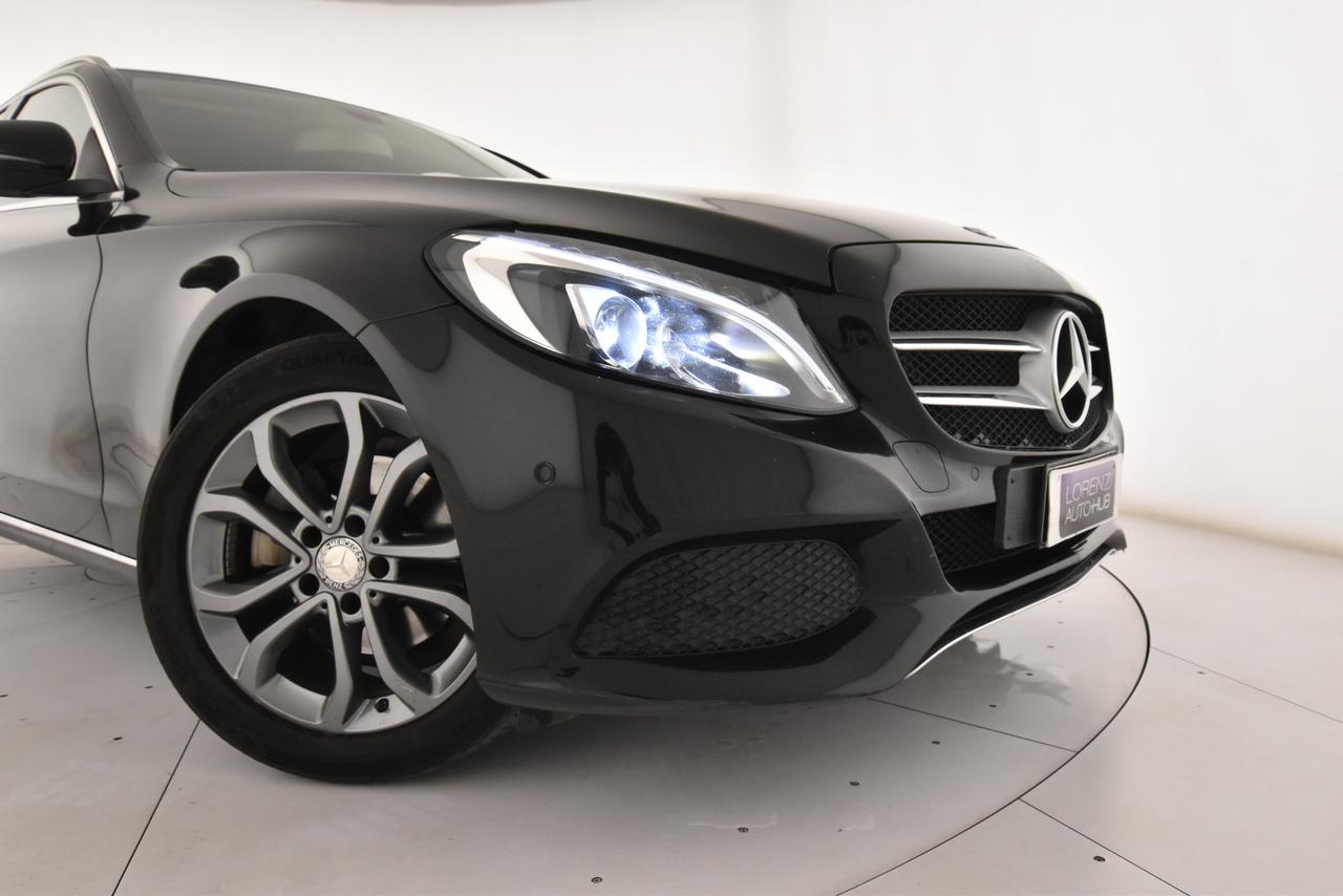 Mercedes-Benz C SW 200 d (bt) Sport auto PER COMMERCIANTI+LED+BLUETOOTH