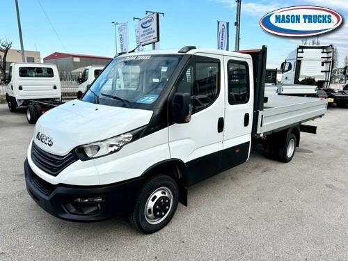 NUOVO IVECO DAILY 35c160 DOPPIA CABINA MY2022, cassone fisso mt 4.20