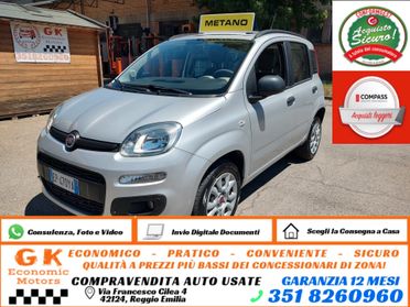 Fiat Panda 0.9 TwinAir Turbo Natural Power Easy, 80CV, BENZINA\METANO, EURO 5B, OK NEOPATENTATI, GARANZIA L.12 MESI