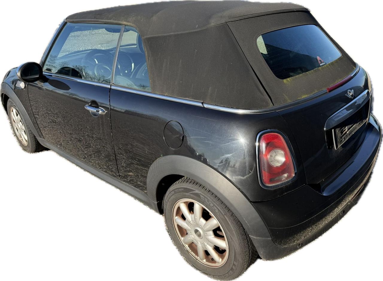 Mini Cooper 1.6 Cabrio MOTORE ROTTO RADIATA