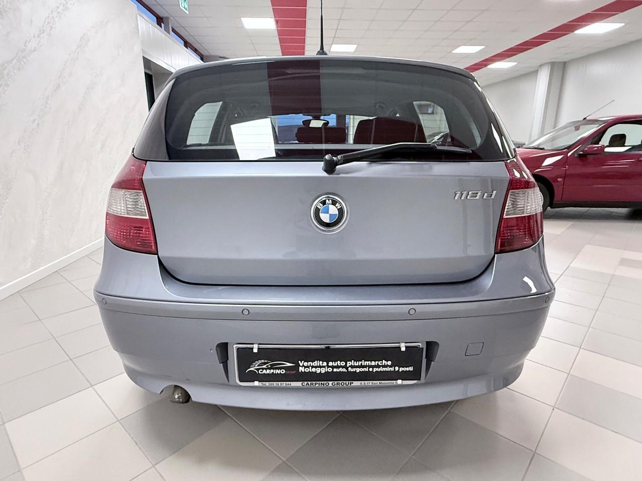 Bmw 118 118d cat 5 porte Futura