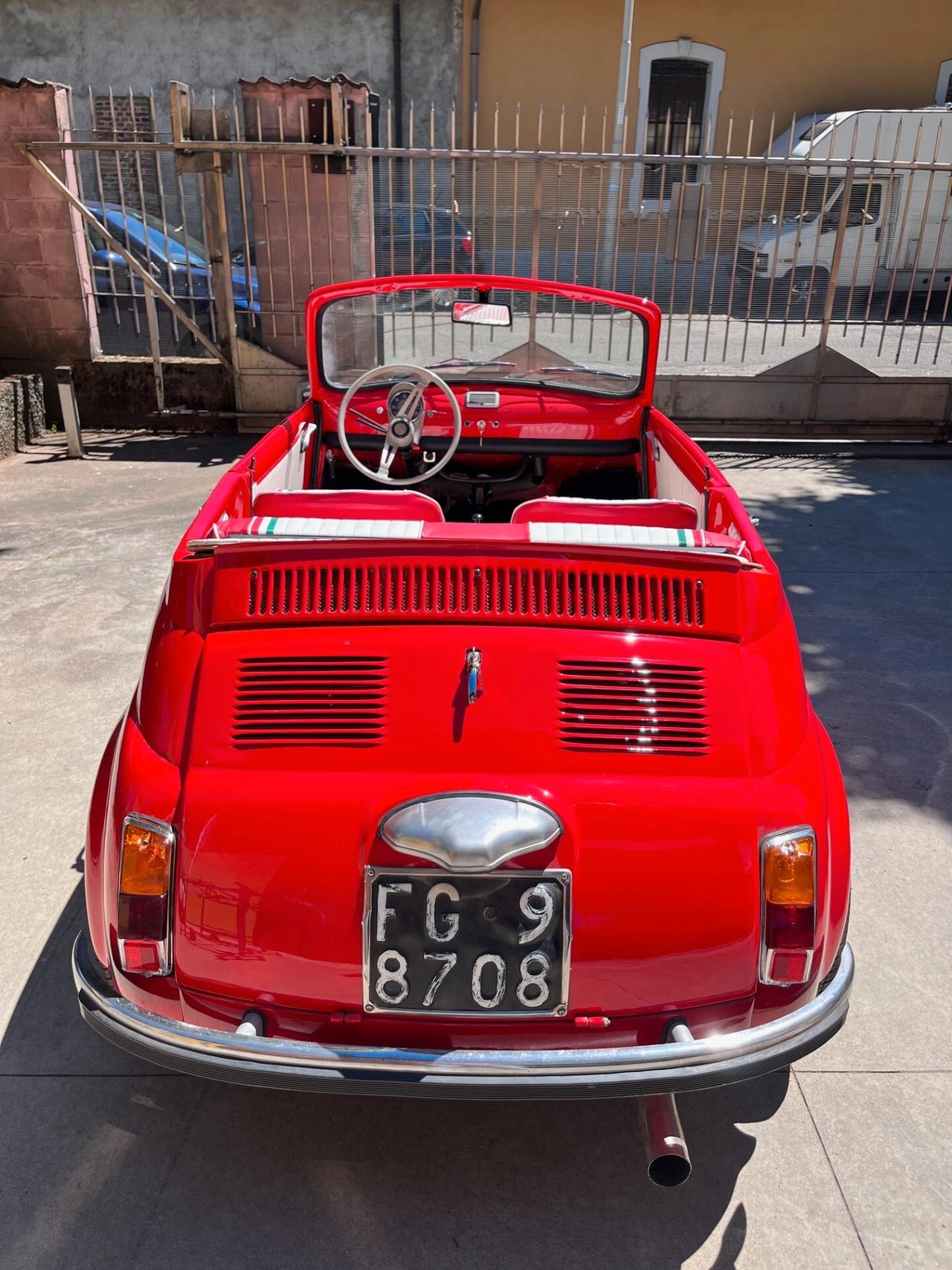 Fiat 500 F Cabrio del 1970