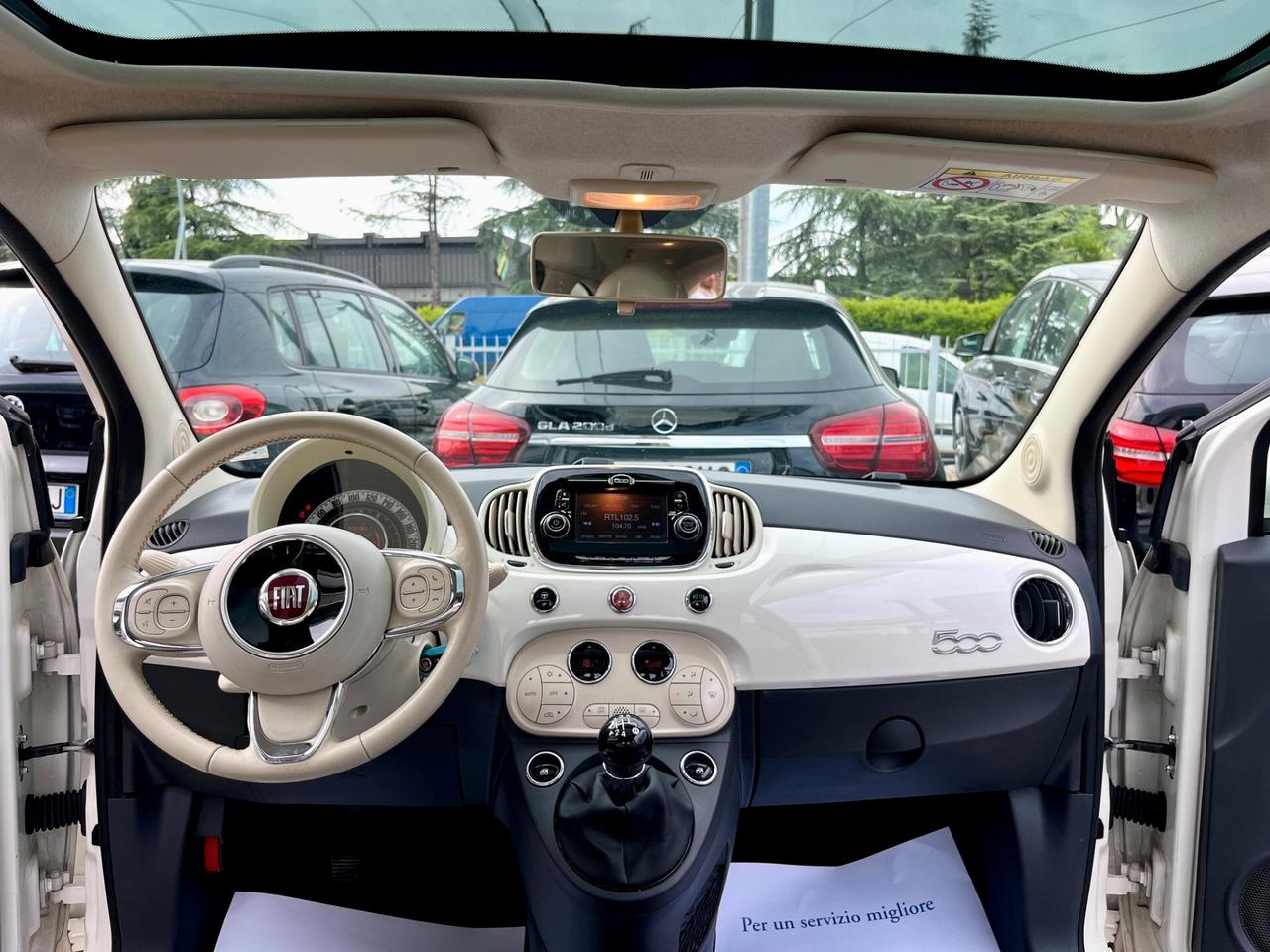 Fiat 500 1.2 Lounge easypower Gpl 69cv "TETTO PANCRUISE C