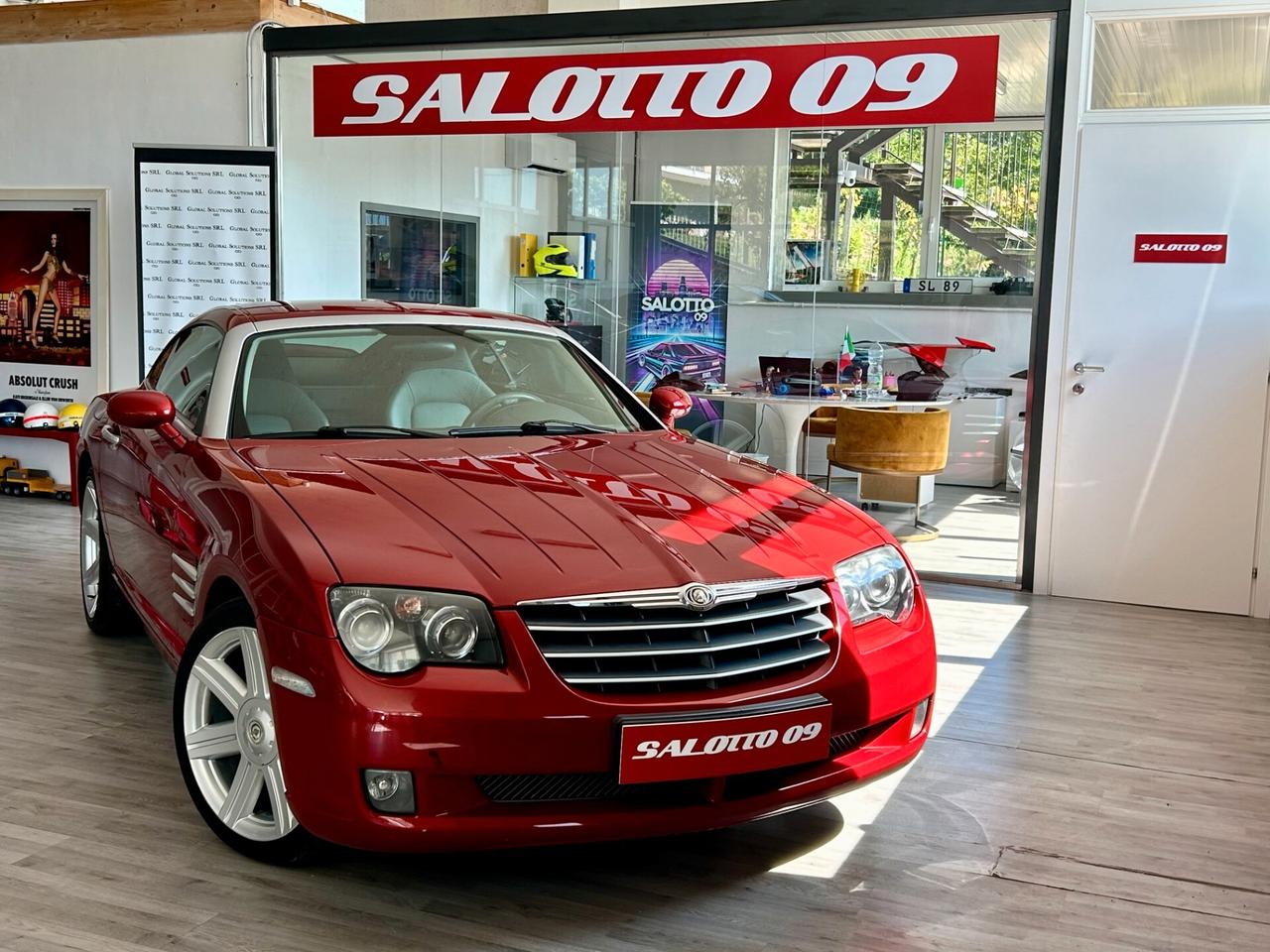Chrysler Crossfire *67000 KM ORIGINALI *BORDEAUX*GARANZIA*ASI*COMPLETAMENTE ORIGINALE*