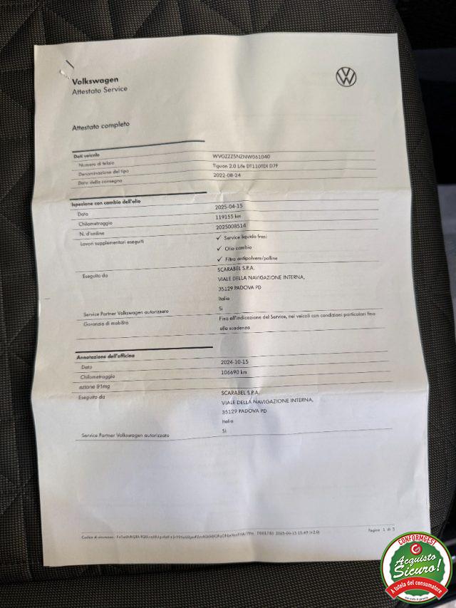 VOLKSWAGEN Tiguan 2.0 TDI 150 CV SCR DSG Elegance