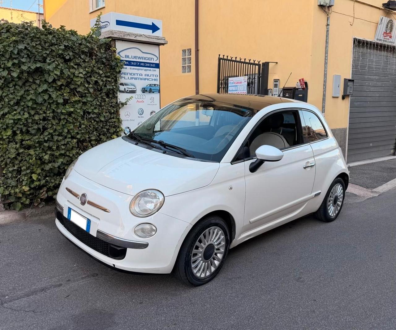 Fiat 500 1.2 Benzina Lounge 69cv ottima x Neopatentati Tetto Panoramico