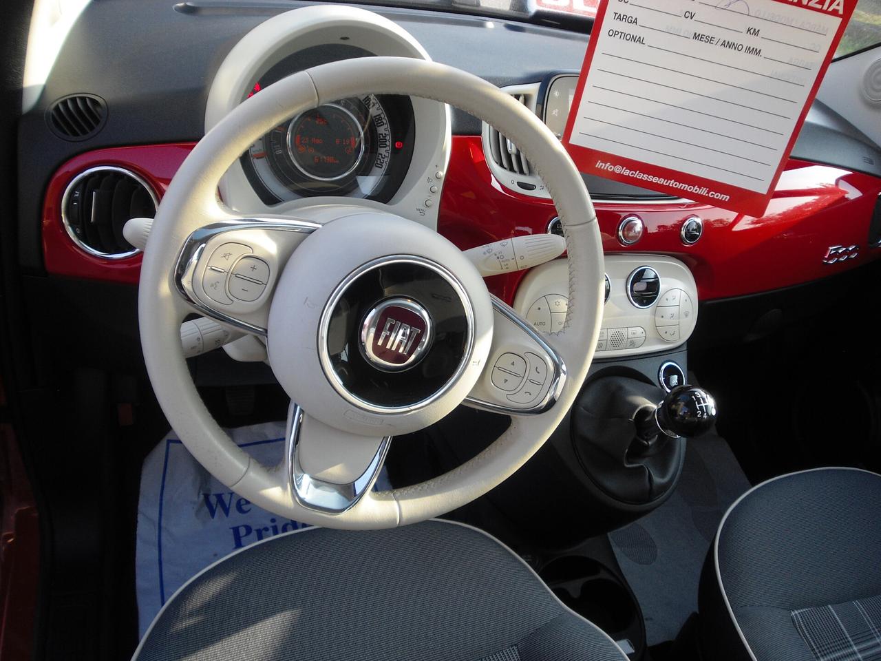 Fiat 500 0.9 TwinAir Turbo 85 CV Lounge navigatore