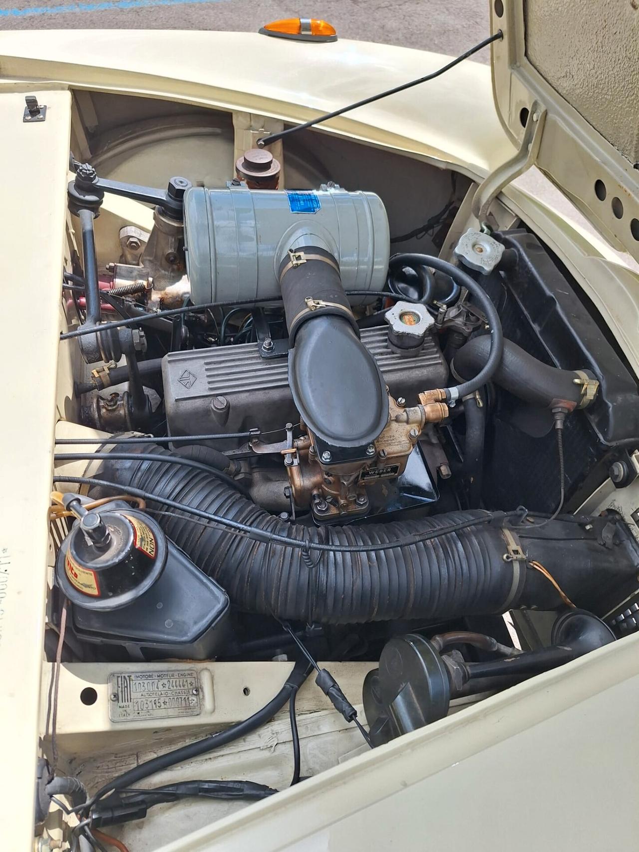 Fiat 1100 TV Trasformabile - Targa Nera - ASI Oro - RARISSIMA !!!