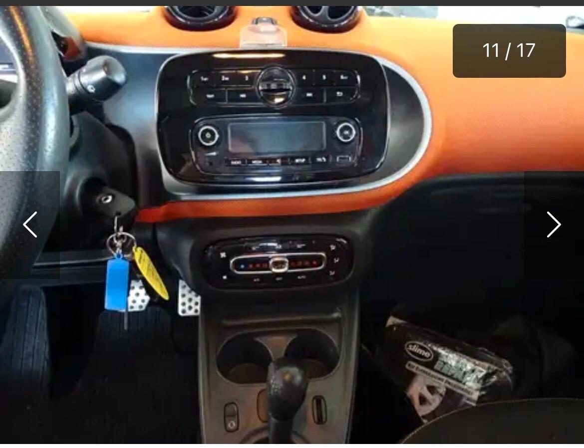SMART FORFOUR 1000 BENZINA AUTOMATICA KM CERTIFICATI UNICO PROPRIETARIO 2016