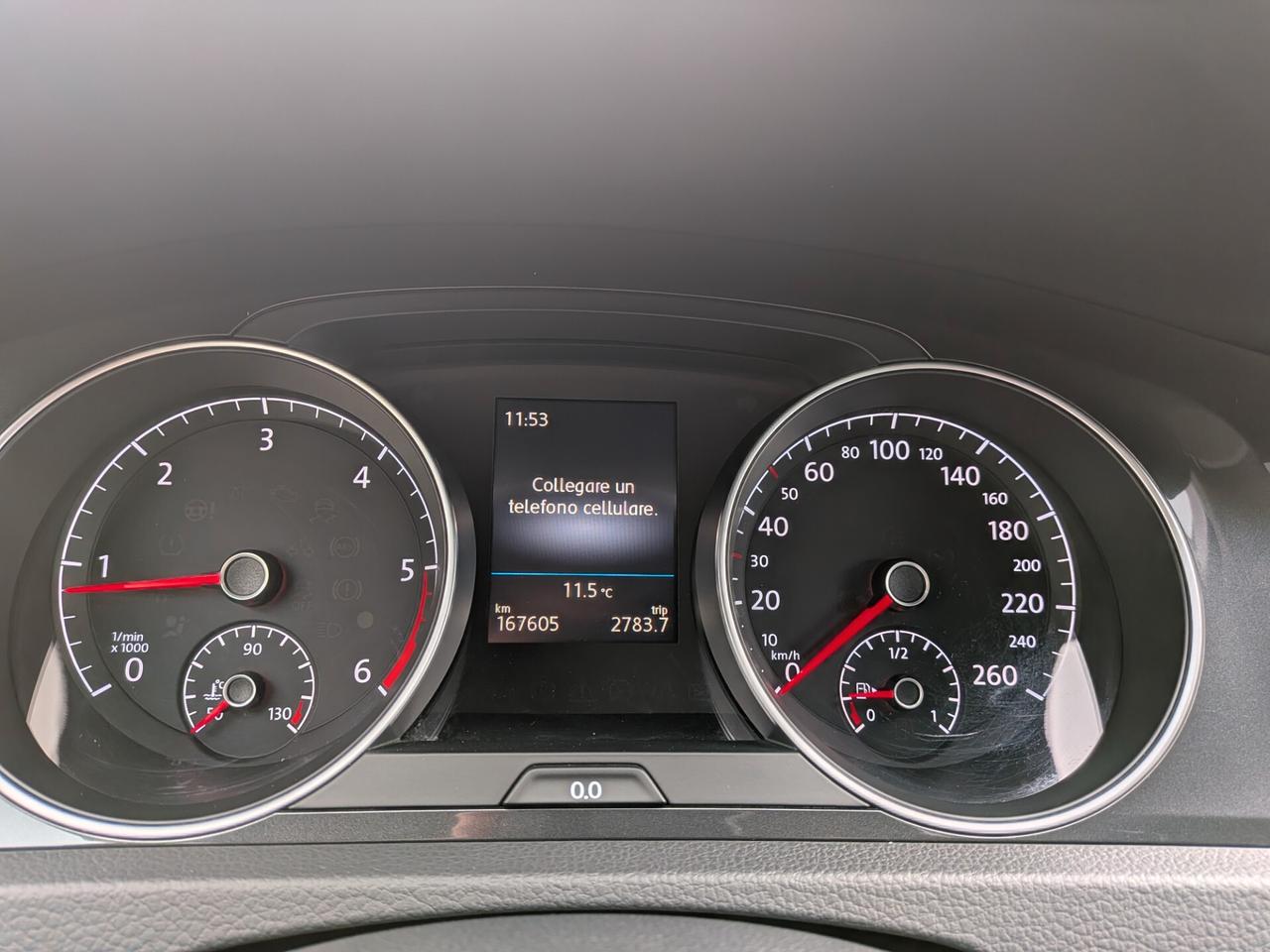 WV GOLF 7.5 - 1.6 TDI 115CV 2017